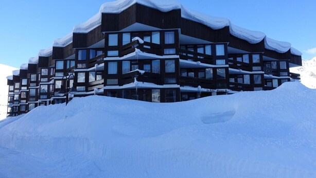 Exterior - 200m from ski slopes, 2nd floor, terrace, balcony, tv, ski locker, 37m², Tignes (Tignes)