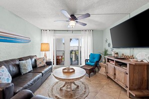 Living area - Sugar Beach Condo B-14 (Panama City Beach)