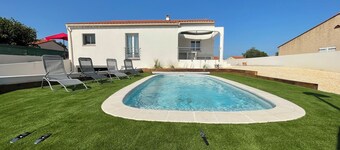 Villa*SOL DELS ASPRES- Piscine - BBQ - Garage - Clim /chauffage centralisé