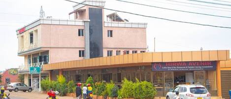 Voorkant van accommodatie