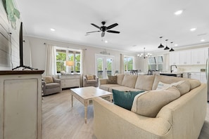 House, Multiple Beds (Beach Please) | Living area - Beach Please (Gulf Shores)