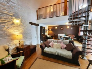 TV, fireplace, DVD player, books - Hen Ffermdy, Aberaeron (Bethania)