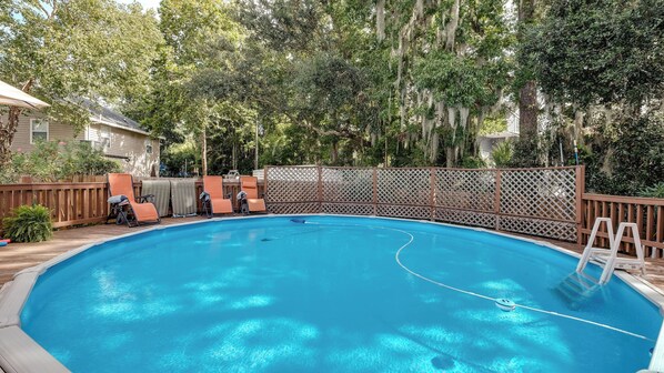 Seasonal outdoor pool
