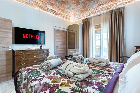 1 makuuhuone, silitysrauta/-lauta, ilmainen Wi-Fi, vuodevaatteet