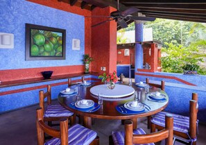 Luxury House, Balcony, Ocean View | Breakfast area