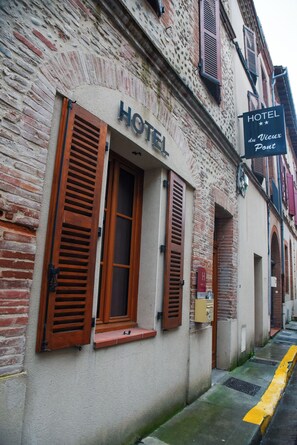 Overnatningsstedets facade