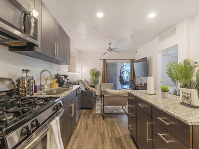 Central SLC Apartment King Bed Gym Smart TV