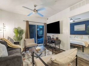 1 soverom, strykejern/-brett, wi-fi og sengetøy