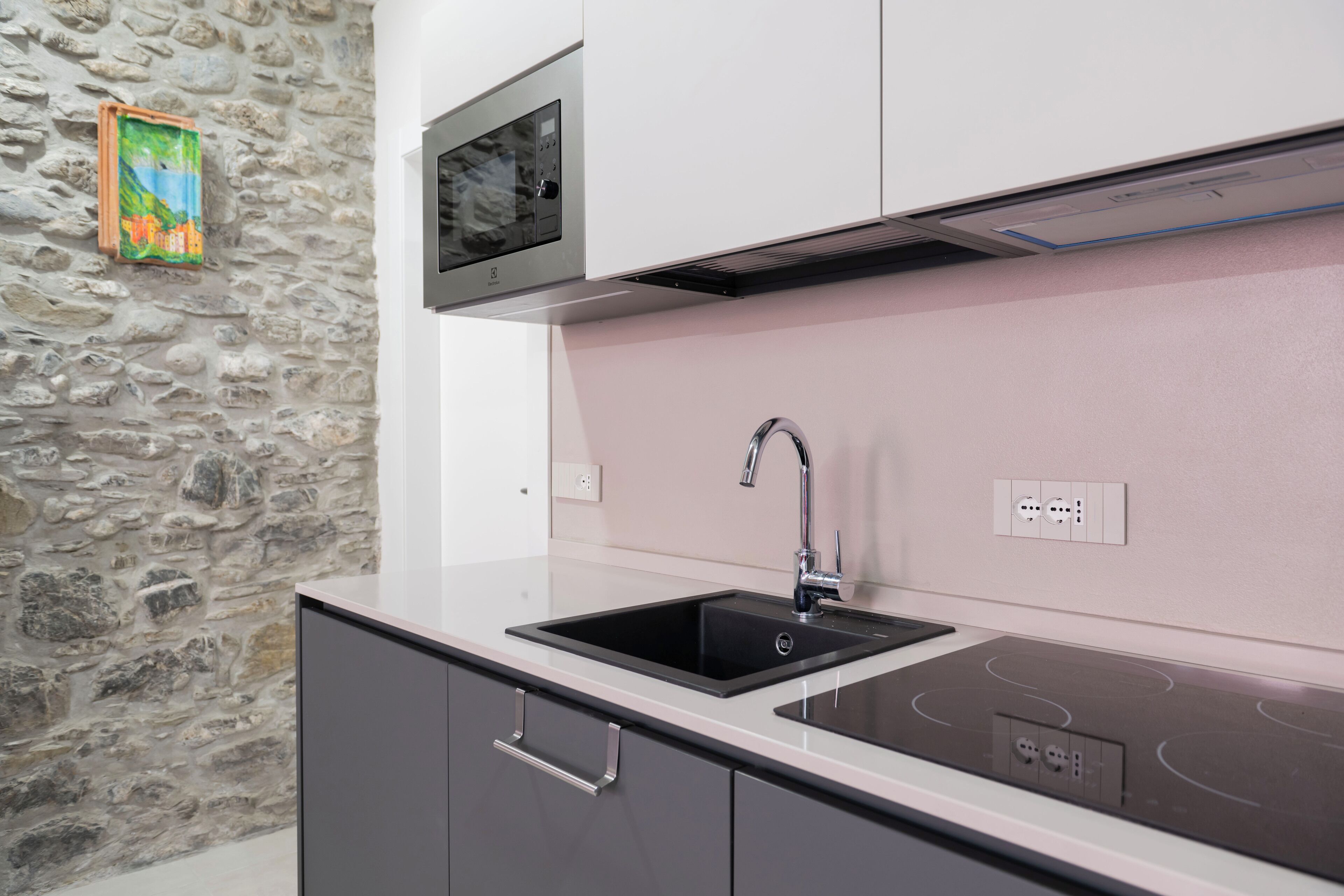 Comfort-Apartment, Terrasse | Eigene Küche | Kühlschrank, Mikrowelle, Herdplatte, Hochstuhl