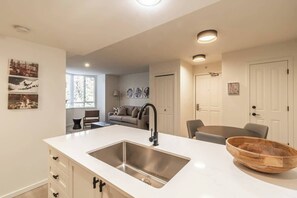 Apartment, 1 Queen Bed with Sofa bed, Balcony, Mountain View (Cascade - 613) | Interior - One Bedroom in Whistler Village - Unit 613 (Whistler)