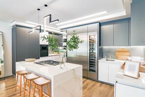 Family dining - City view apartments (Sandton)