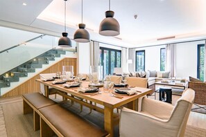 Family dining - City view apartments (Sandton)