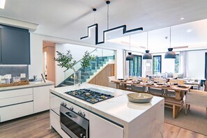 Family dining - City view apartments (Sandton)