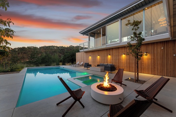 Udendørs pool, opvarmet pool