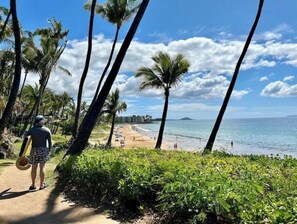 Beach nearby, sun-loungers, beach towels - Maui Vista Top floor 2-bed condo in central South Kihei Walk to shops and beach (Kihei)