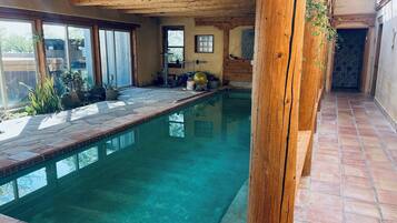 Indoor pool, a heated pool