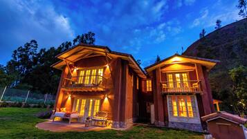 Front of property – evening/night