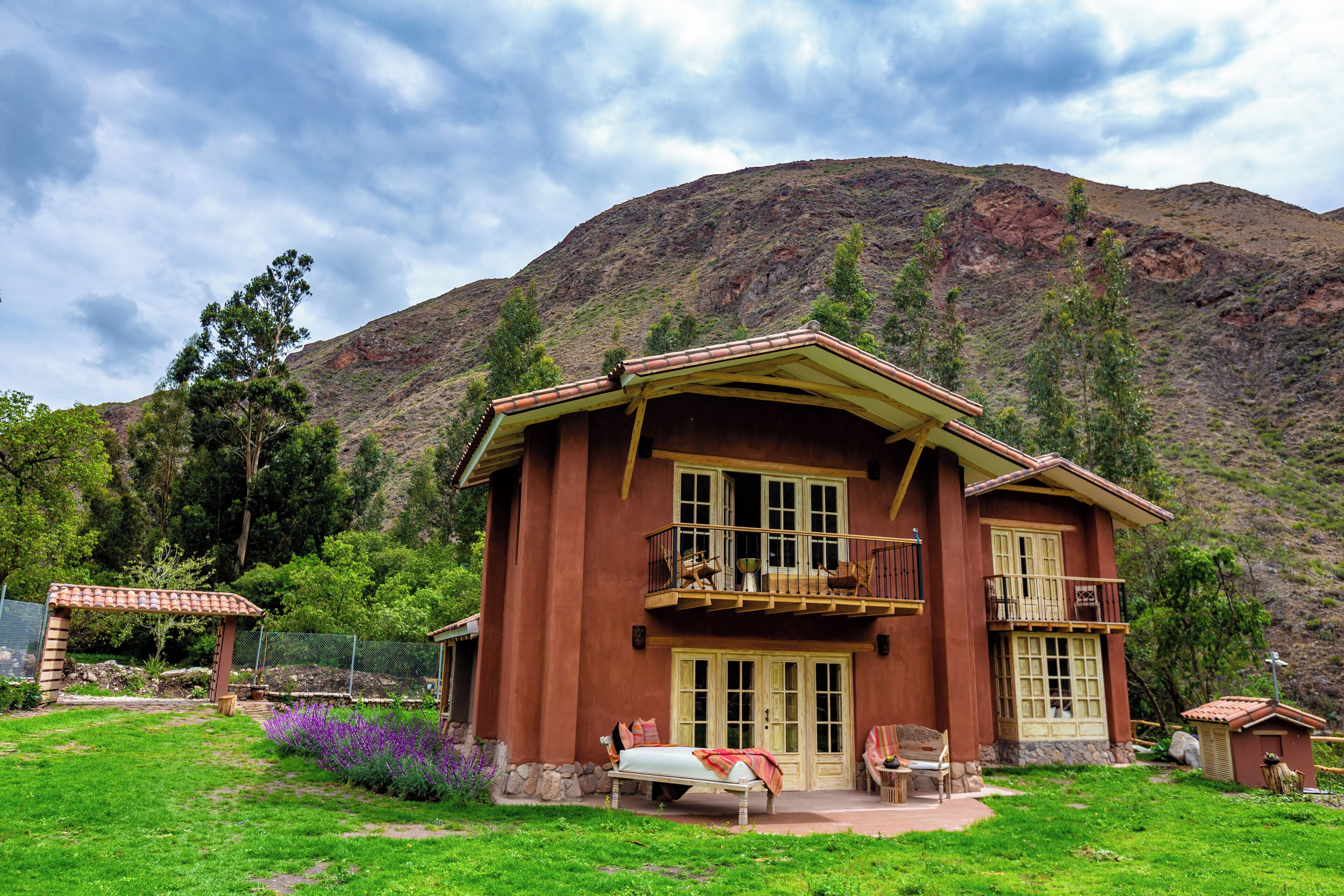 하우스, 발코니, 계곡 전망 | 고급 침구, 오리/거위털 이불, 객실 내 금고, 각 각 다른 스타일의 인테리어
