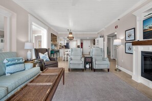 Condo, Multiple Beds (Navarre Towers 504) | Living area | TV - Navarre Towers 504 (Navarre)