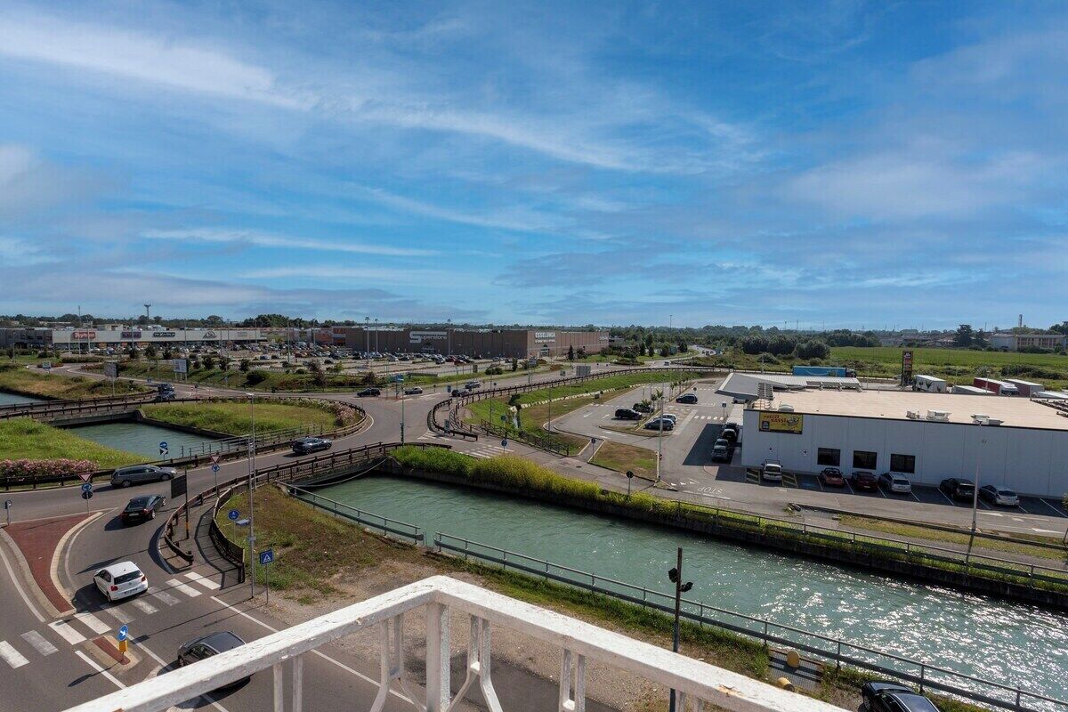 Blick von der Unterkunft