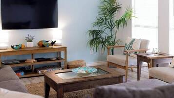 Smart TV, video games, foosball