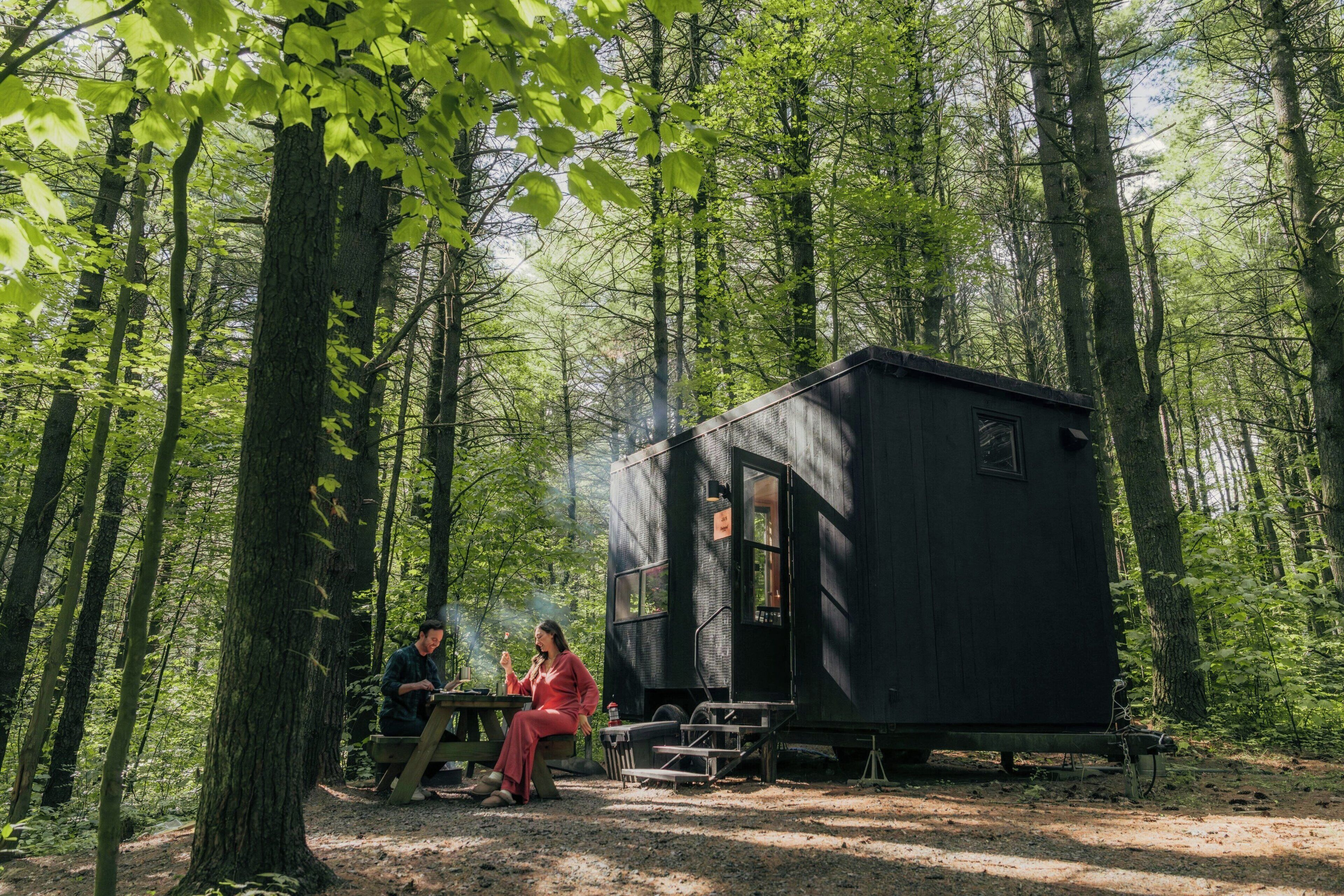 Blick von der Unterkunft