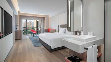 1 bedroom, down comforters, in-room safe, desk