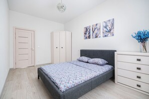 Appartement, balcon, vue ville | 1 chambre, fer et planche Ă repasser, Wi-Fi gratuit