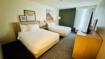 Room, 2 Queen Beds | In-room safe, iron/ironing board, free WiFi, bed sheets