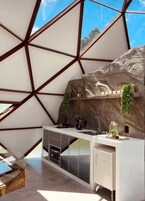 奢华平房, 山景 | 私人厨房