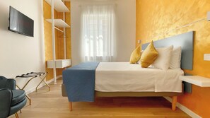 Leilighet – deluxe, byutsikt | 1 soverom, allergitestet sengetøy, dundyner og memory foam-senger