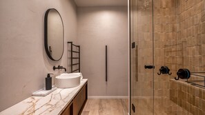 Shower, hair dryer