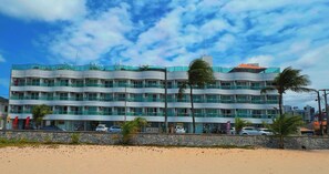 Situated beachfront, this hotel offers stunning sea views and access to the sandy beach.