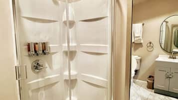 Hair dryer, towels