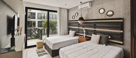 2 chambres, fer et planche à repasser, Wi-Fi, draps fournis