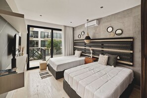 2 habitaciones, tabla de planchar con plancha, wifi y ropa de cama