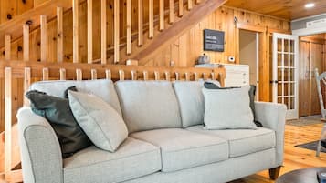 Smart TV, fireplace, video games