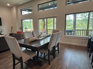 Dining - Secluded Lakefront! 4BR, Paradise Pad @ Beaver Lake, Sleeps 14 (Eureka Springs)