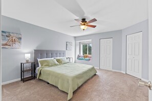 2 bedrooms, desk, iron/ironing board, free WiFi