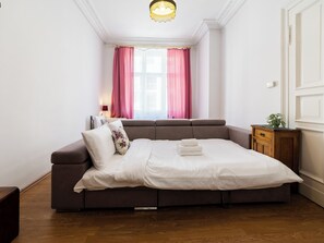1 bedroom, iron/ironing board, WiFi, bed sheets - Kwiatowa Standard Apartment (Poznań)