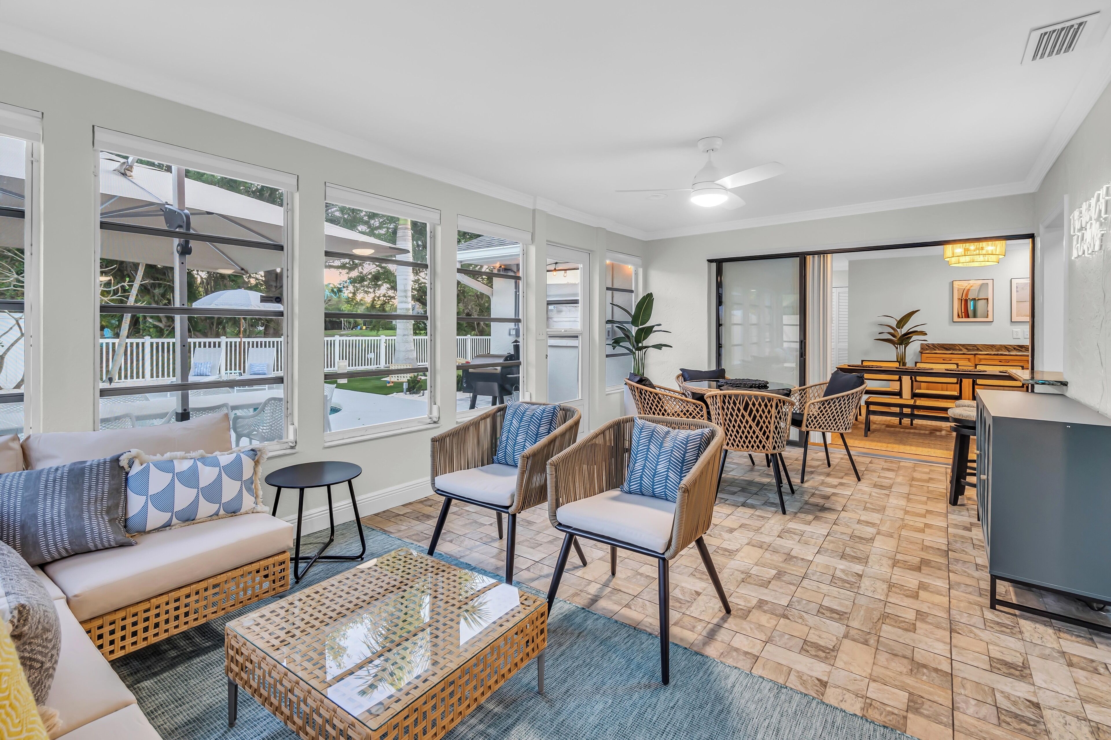 Smart-tv, pejs, bordtennisbord