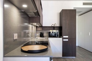 Fridge, microwave, oven, stovetop - Sky Luxury (Roma)