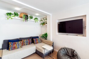 Living area - Blue Sea Modern Apartment with Sea View (Motril)