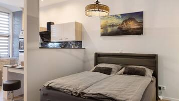 1 sovrum, gratis wi-fi och sängkläder