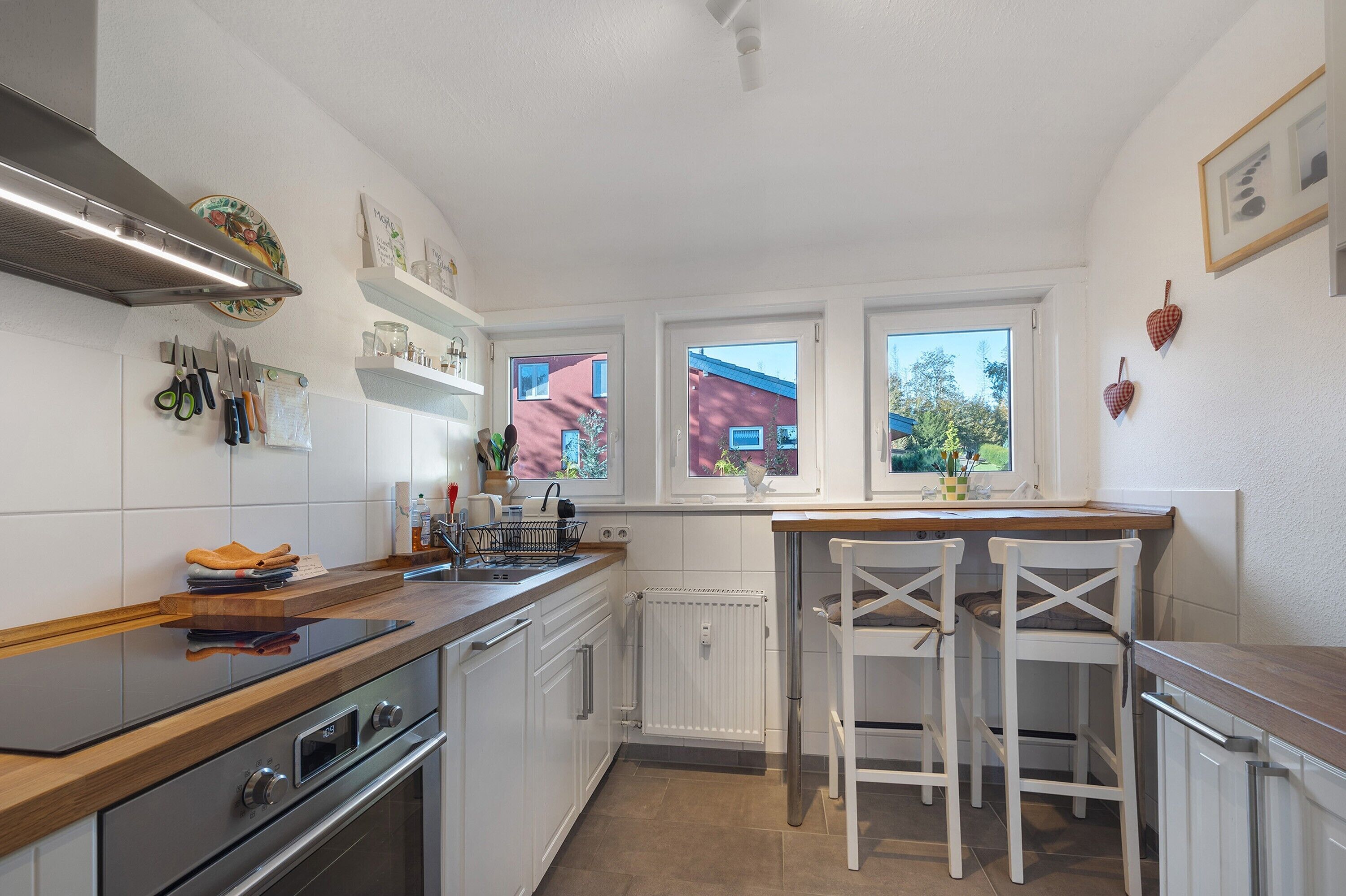 Kühlschrank, Ofen, Herdplatte, Geschirrspüler