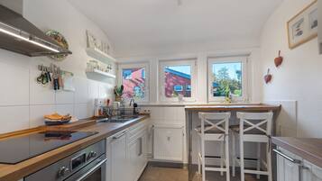 Kühlschrank, Ofen, Herdplatte, Geschirrspüler