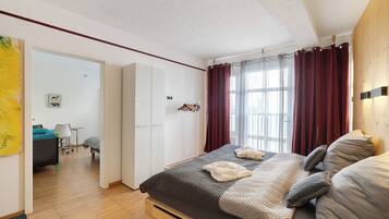 2 Schlafzimmer, Schreibtisch, kostenloses WLAN, Bettwäsche