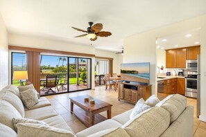 Smart TV - Poipu Sands 214 – Ground Floor, Greenbelt Access, Walk to Shipwreck Beach (Koloa)