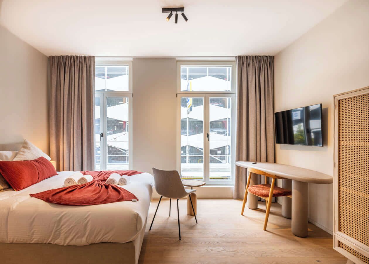 1 chambre, bureau, Wi-Fi, draps fournis