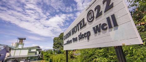 Fassade der Unterkunft